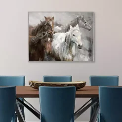 Hot Kirklands Home Wild Ride Framed Canvas Art Print