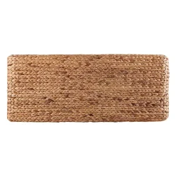 Hot Kirklands Home Wiley Woven Hyacinth Bench with White Base