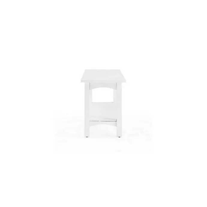 Clearance Kirklands Home Willis Wooden Lower Shelf Bench White