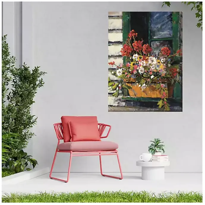 Kirklands Home Window of Color Outdoor Canvas Art Print Multi