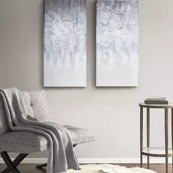 Kirklands Home Winter Glaze Canvas Art Prints, Set of 2
