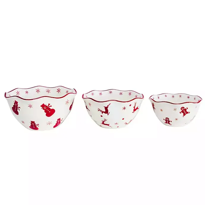 Clearance Kirklands Home Winterfest Candy Bowls, Set of 3