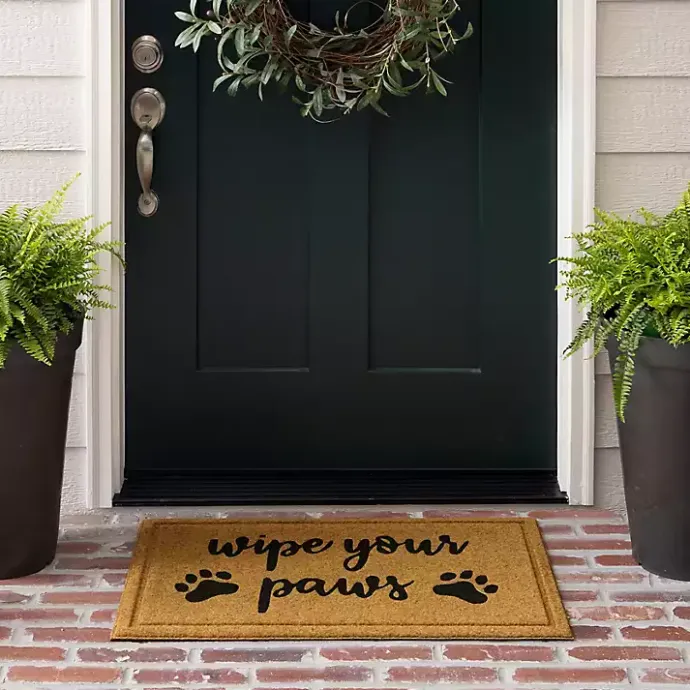Kirklands Home Wipe Your Paws Welcome Mat