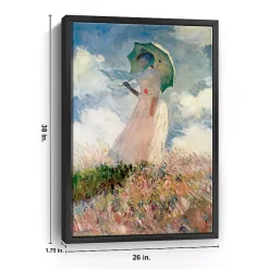 Outlet Kirklands Home Woman with a Parasol Framed Canvas Art Print Multi