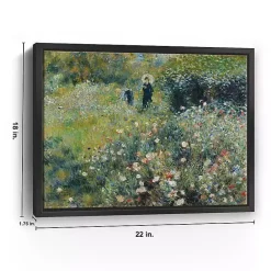 Discount Kirklands Home Woman with Parasol Garden Canvas Print, 22x18 in.