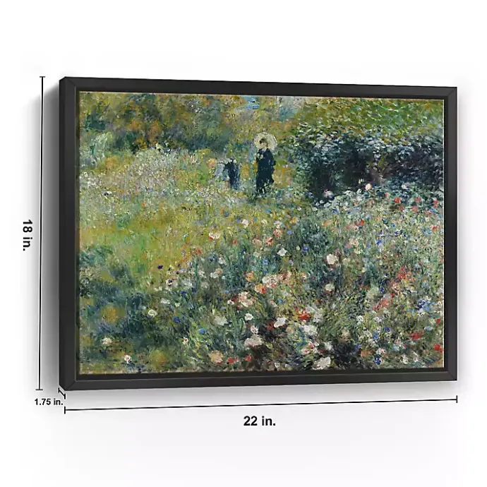 Discount Kirklands Home Woman with Parasol Garden Canvas Print, 22x18 in.