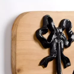 Kirklands Home Wood and Metal Bow Wall Hooks