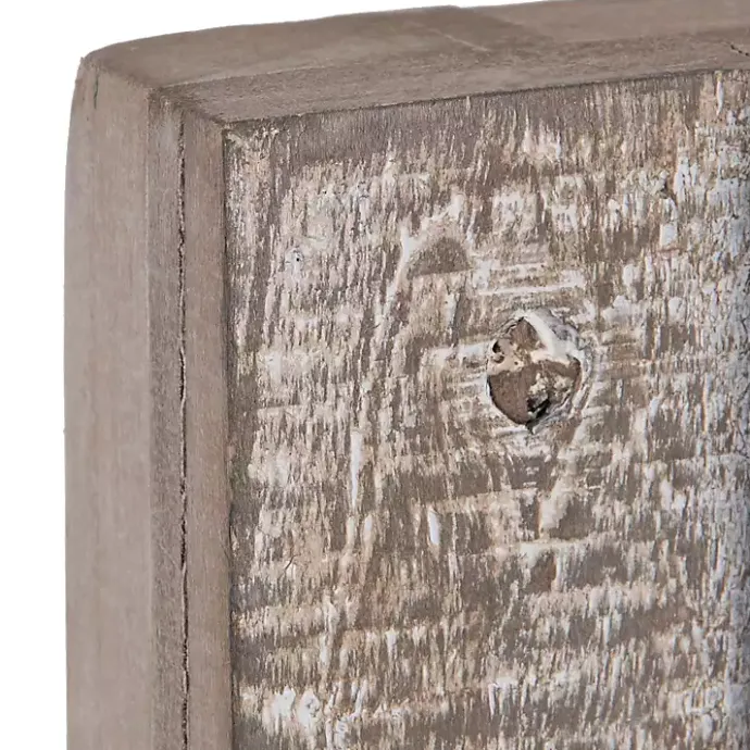 Best Kirklands Home Wood Plank and Mirror Slice Wall Plaques, Set of 3