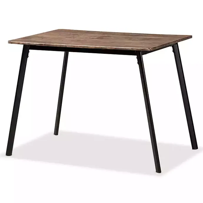 Online Kirklands Home Wood Table and Leather Chairs 5-pc. Dining Set
