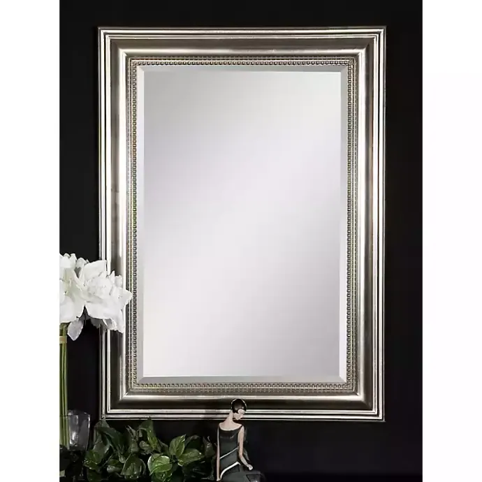 Discount Kirklands Home Wooden Silver Leaf Mirror