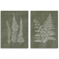 Outlet Kirklands Home Woodland Ferns 2-pc. Canvas Art Print Set