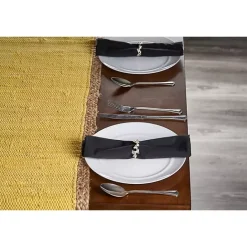 Kirklands Home Braided Jute Table Runner Yellow