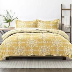 Online Kirklands Home Daisy Medallion Queen 3-pc. Comforter Set Yellow