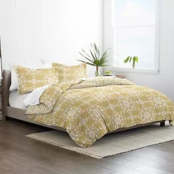 Online Kirklands Home Daisy Medallion Queen 3-pc. Comforter Set Yellow