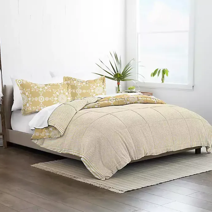 Outlet Kirklands Home Daisy Medallion Twin 3-pc. Comforter Set Yellow