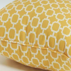 Kirklands Home Pattern XL Outdoor Lumbar Pillows, Set of 2 Yellow