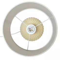 Online Kirklands Home Purled Ceramic Table Lamp Yellow